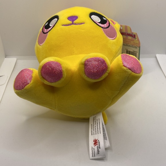 Squeezamals Carol Cat Yellow Squishy Plush Stuffed Animal Toy 6.5” - Picture 12 of 15